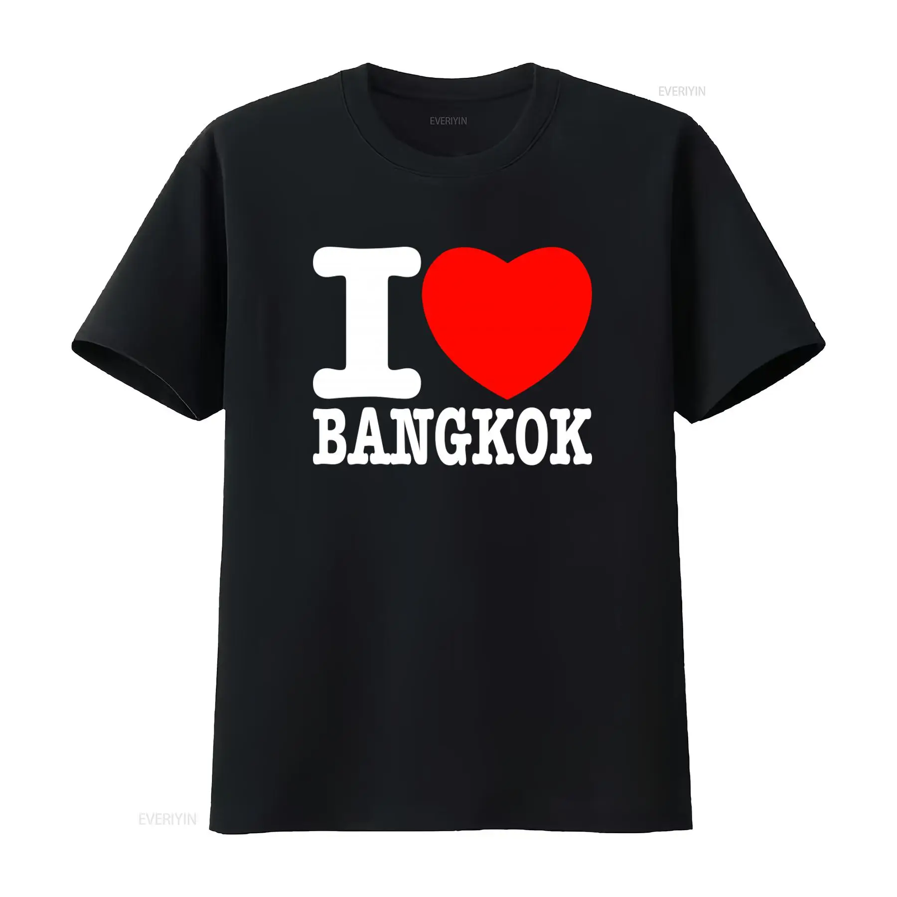 Vintage Fashion Bangkok - Şık I Love Bangkok Kalın Yazılı