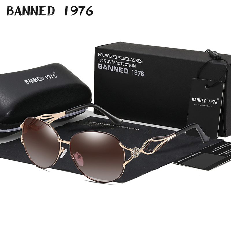 Vintage Fashion Brand Names - Yasaklı kadın HD polarize moda güneş