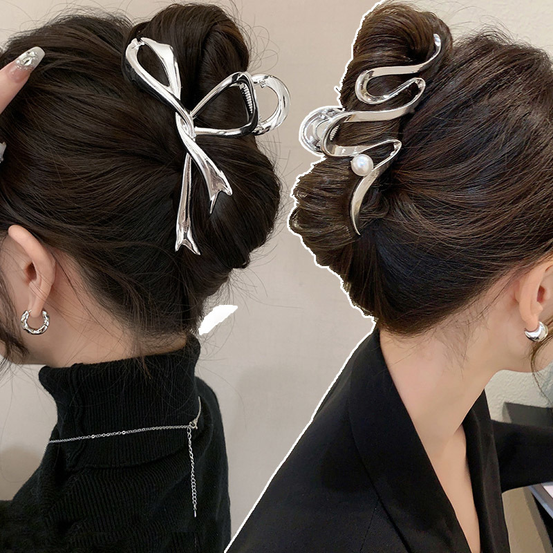 Vintage Fashion Korea - 2023 Vintage Hollow saç tokası Barrette