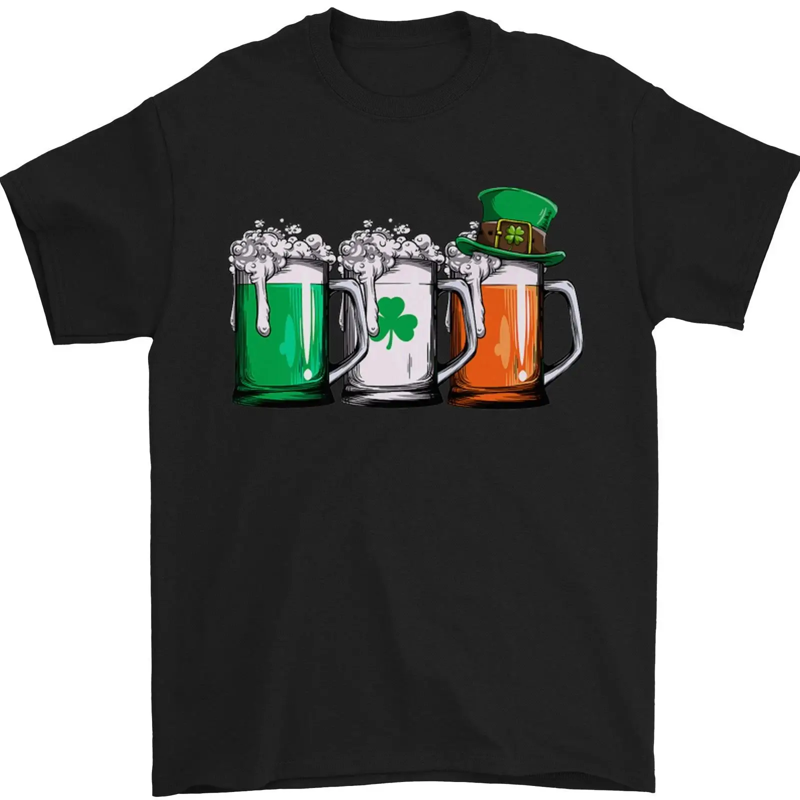 Vintage Fashion Herren - St Patricks Günü Bier ABD İrlanda