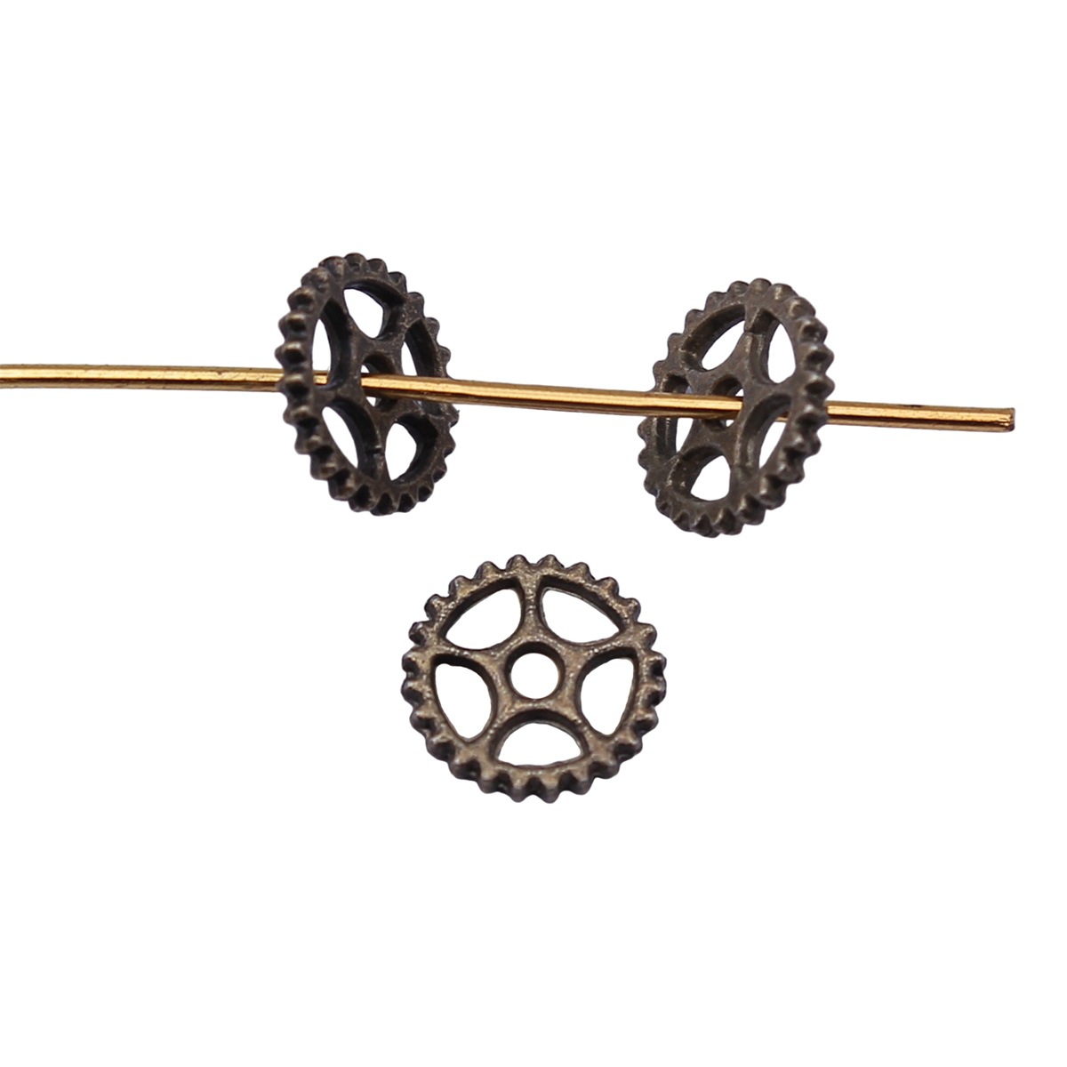Vintage Fashion Tags - Steampunk Tarzı Takılar Dişli Kolye Uçları
