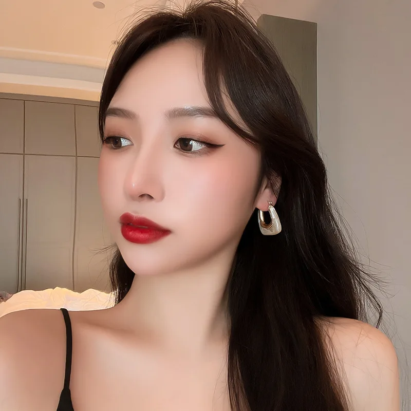 Yeni Zarif Şeffaf Reçine Geome - Vintage Fashion Korea incelemesi ve fiyatı