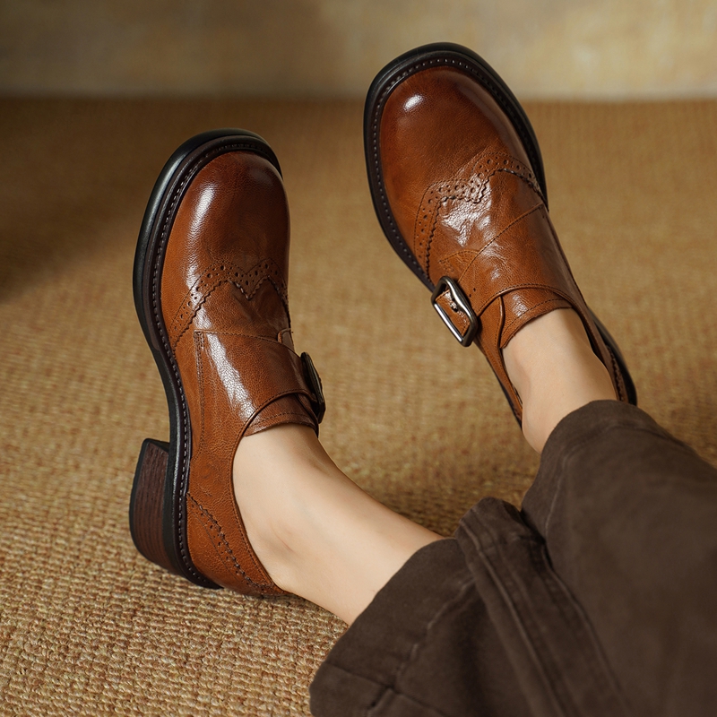 2027 Yeni Tokalı Brogue Kadın  - Vintage Style Women Fashion incelemesi ve fiyatı