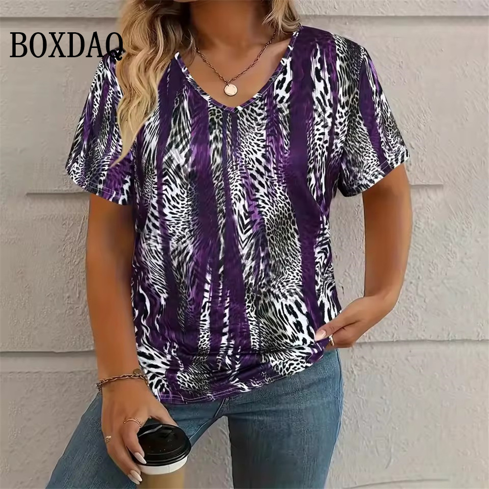 Yaz Vintage Leopar 3D Baskı T- - Vintage Fashion Ai incelemesi ve fiyatı